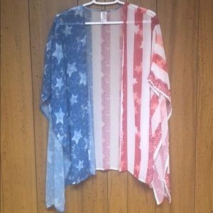 Perfect for Labor Day! Stars & stripes cover up